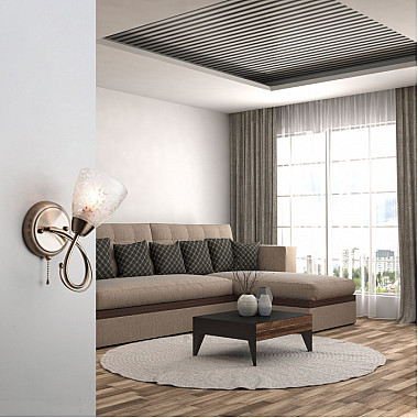 Бра Natalie 30130/1 античная бронза