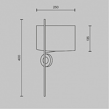 Бра Glamping MOD437WL-02BG