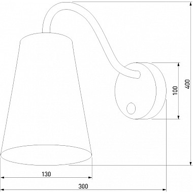 Бра Wire 826 Wire Gold