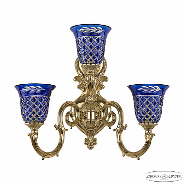 Бра 7203 7203B16/2+1/210 G P2 U Clear-Blue/H-1J