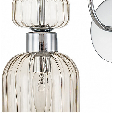Бра Gloss 1141/1A Chrome/Beige