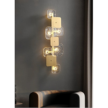 Бра Wall lamp MT9050-3W brass