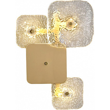 Бра Wall lamp MT9050-3W brass