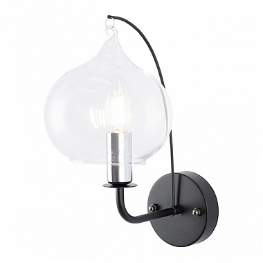 Бра Napoli-321007 321007/1W BK.CR