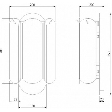 Бра Claire 60170/2 золото