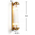 Бра Wall lamp 88008W/L brass