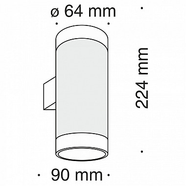 Бра Dafne C027WL-L10B