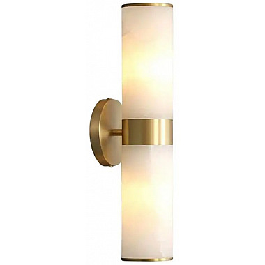 Бра Wall lamp 6483W/B brass/white
