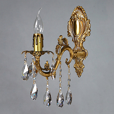 Бра Granada 2118/1 AB Leaf crystal