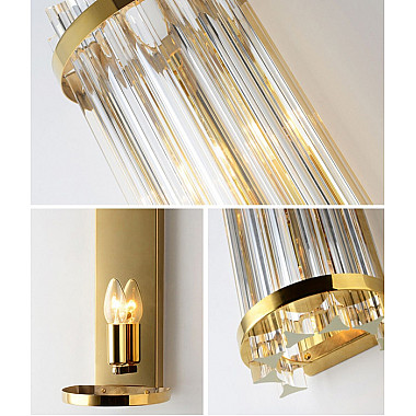 Бра Wall lamp 88014W brass
