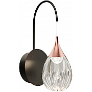 Бра Stilla MB24001004-1A copper/clear