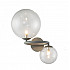 Бра Wendt KG1202W-2 grey/clear