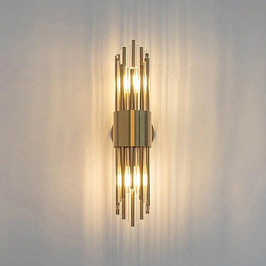 Бра Wall lamp B2562W-B gold