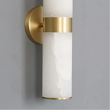 Бра Wall lamp 6483W/B brass/white