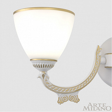 Бра AM342837 342837/2W WT+G