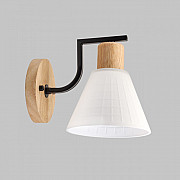 Бра MD.5716-1-W-BK+WOOD