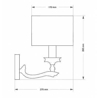 Бра Tivoli TIV-K-1(Z)