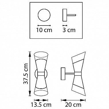 Бра Lightstar Strato 817624