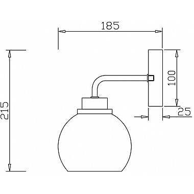 Бра Neptune FR5176WL-01BS