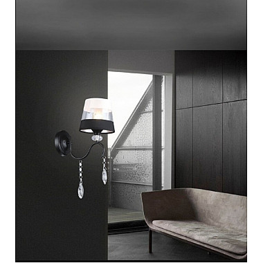 Бра Dagni WD3601/1W-BK-WT-BK