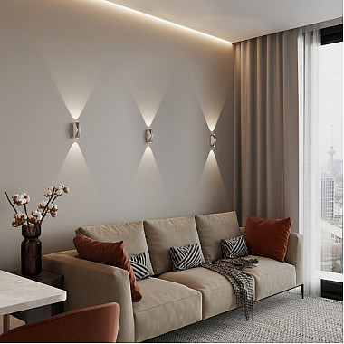 Бра Steel 40109/LED белый/сталь