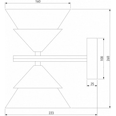 Бра Rylee 70138/2 хром