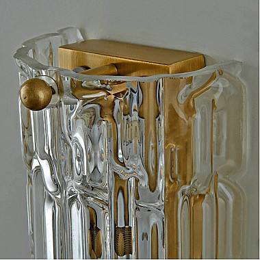 Бра 88085 88067W/L gold/clear