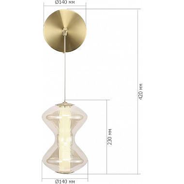 Бра Spine SL6136.201.01