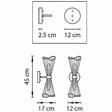 Бра Lightstar Zeta 728623