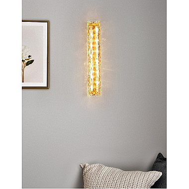 Бра 88085 88085W/S gold/clear