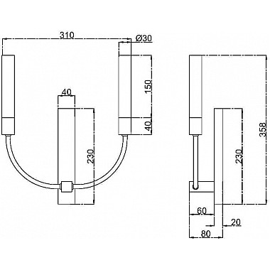 Бра Deja Vu MOD423WL-02C