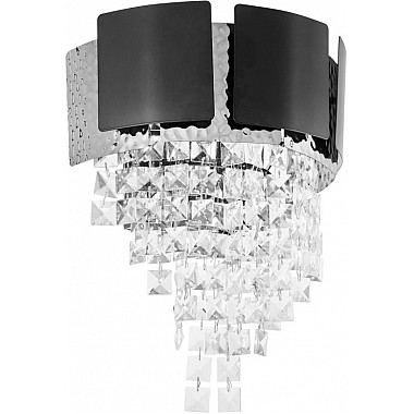 Бра Molina LDW 7045-2 BK+CHR