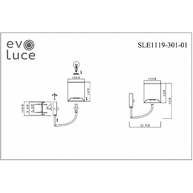 Бра Ellisse SLE1119-301-01