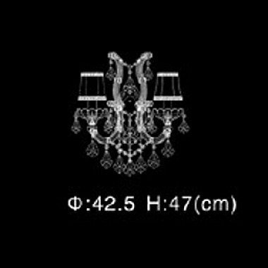 Бра Meloni MB09006053-2A chrome/smoky