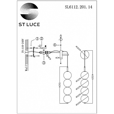 Бра Ode SL6112.201.14