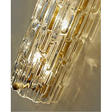 Бра 88085 88085W/S gold/clear