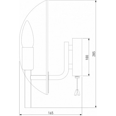 Бра Rocco 60135/1 латунь