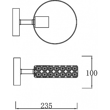 Бра Banjo 679/1A Black