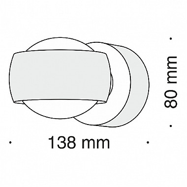 Бра Lens MOD072WL-L8W3K
