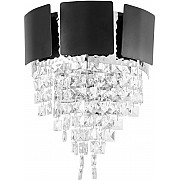 Бра Molina LDW 7045-2 BK+CHR