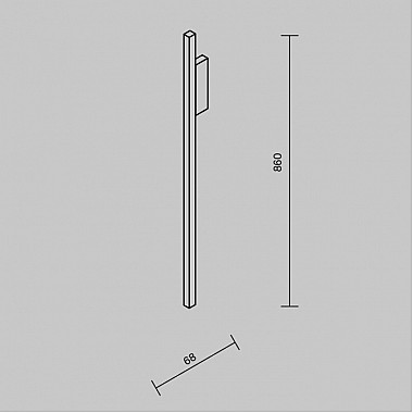 Бра Серия - 245 MOD245WL-L24BSK