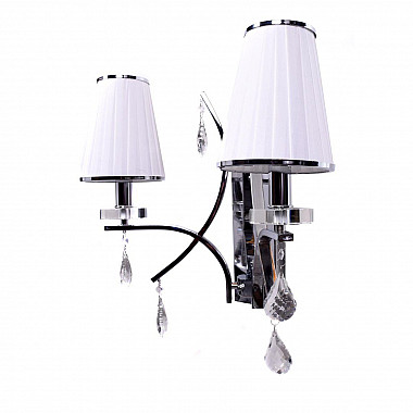 Бра Lumina Deco Glamour LDW 66247-2 WT+CHR