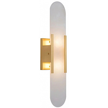 Бра Wall lamp F037/L gold/white