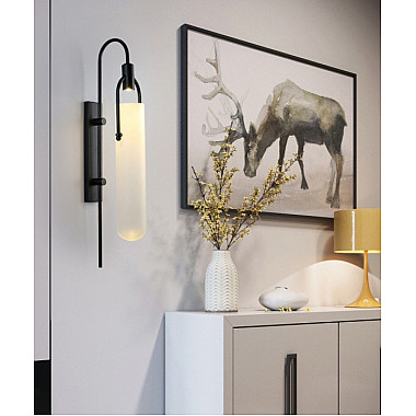 Бра Arc Well B6066W/L black/white