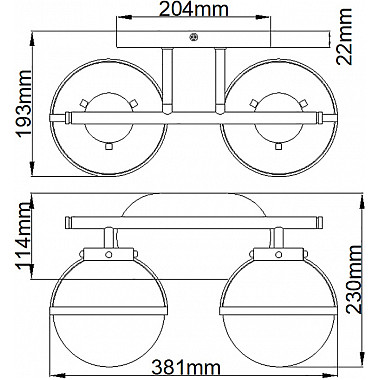 Бра Hollis HK-HOLLIS2-O-HB-BATH