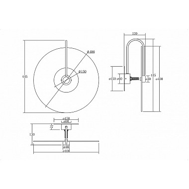 Бра Mare MOD305WL-01CH