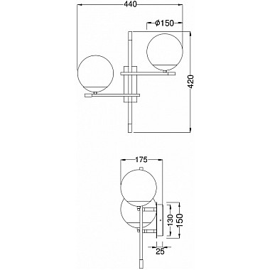 Бра Nostalgia MOD050WL-02G