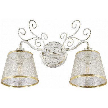 Бра AM341120 341120/2W WT+G