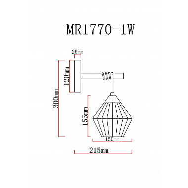 Бра Bella MR1770-1W
