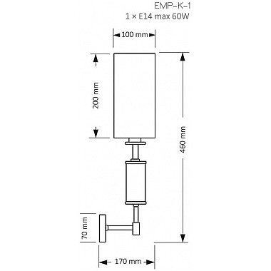 Бра Empoli EMP-K-1(Z)